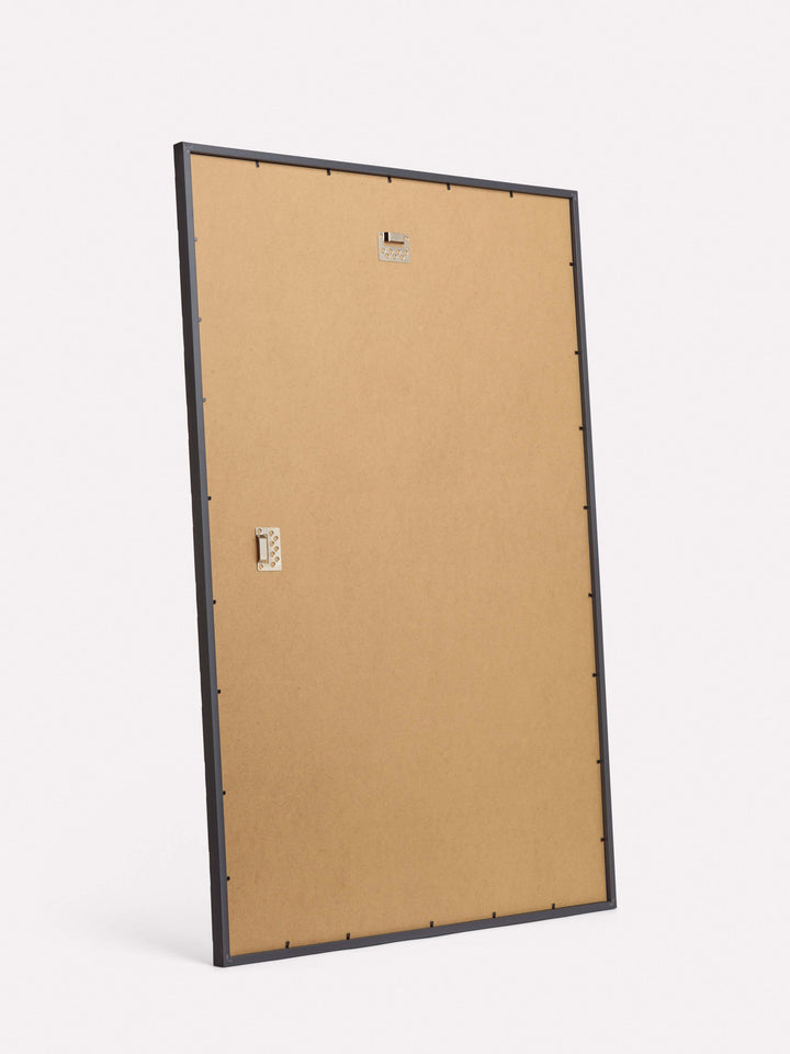 Bamboo Frame, Black, 70x100 cm - Back view