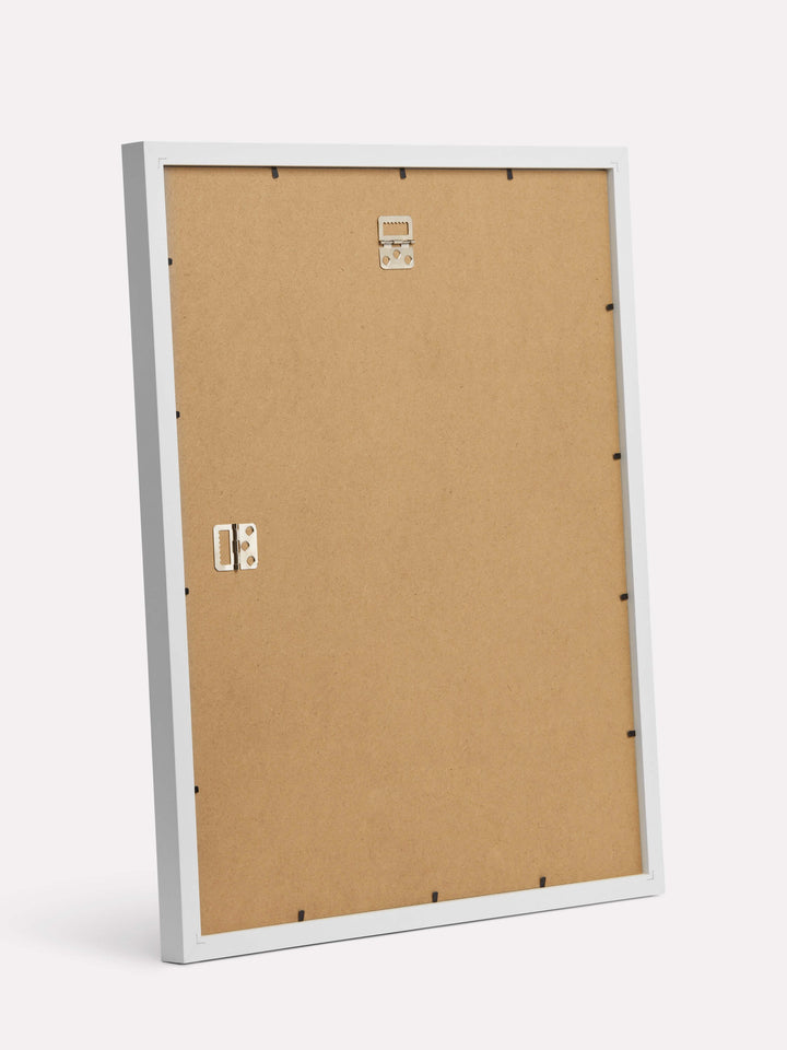 Bevelled Frame, White, 40x50 cm - Back view